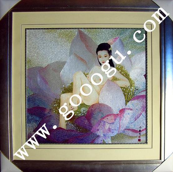 刺繡畫 刺繡工藝品 蘇繡裝飾畫